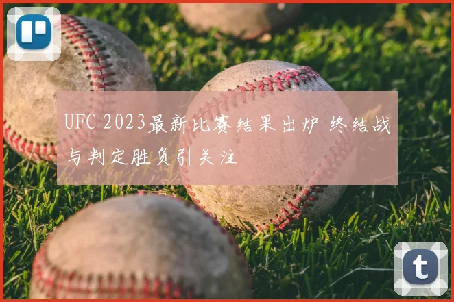 UFC 2023最新比赛结果出炉 终结战与判定胜负引关注